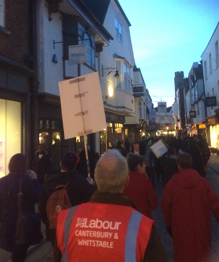 Anti-Brexit-Marsch in Canterbury